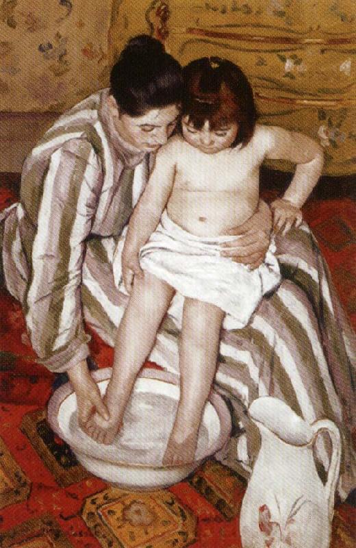 Mary Cassatt The Bath Norge oil painting art